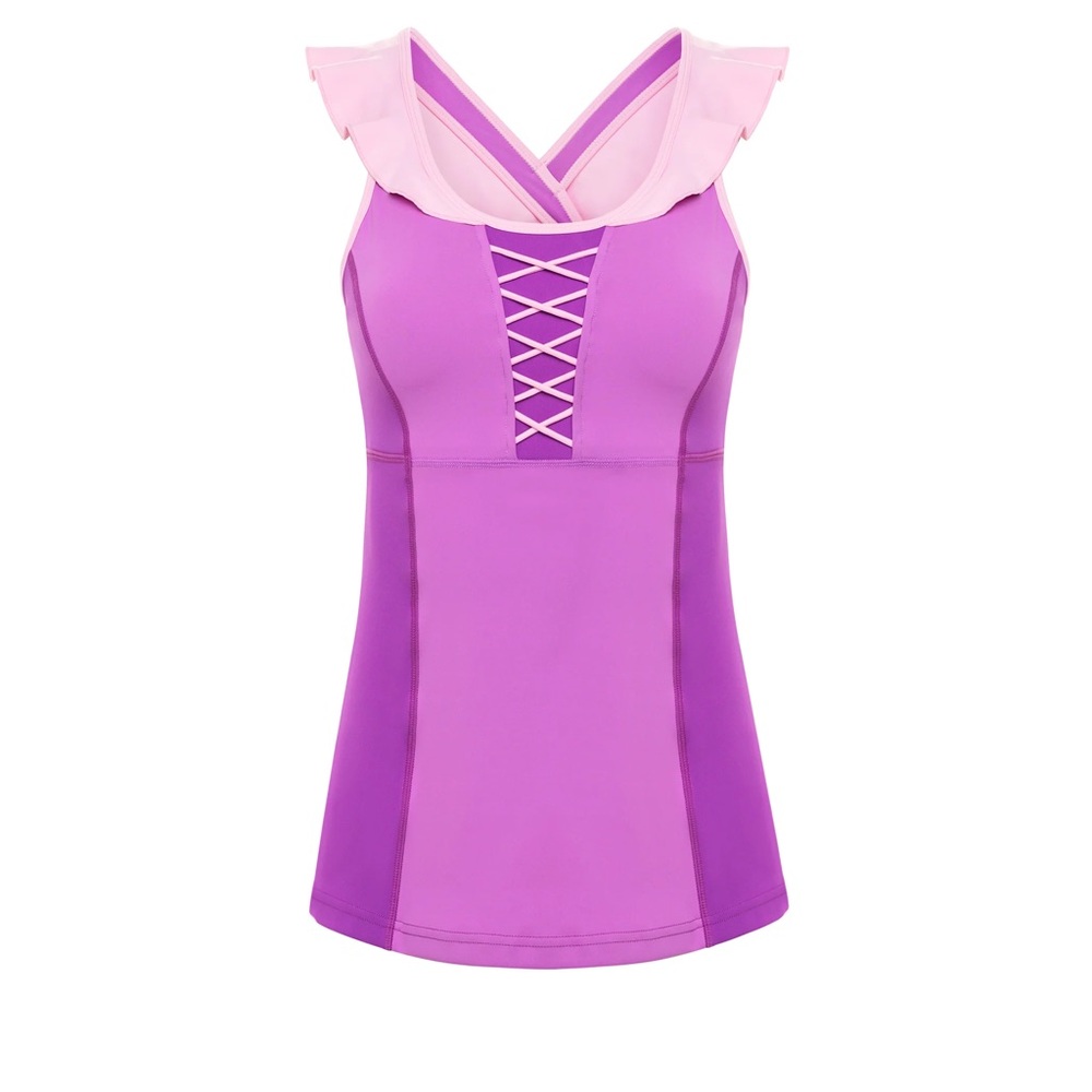 Crowned Athletics Golden Dreamer Princess Athletic Tank Top - Size Small